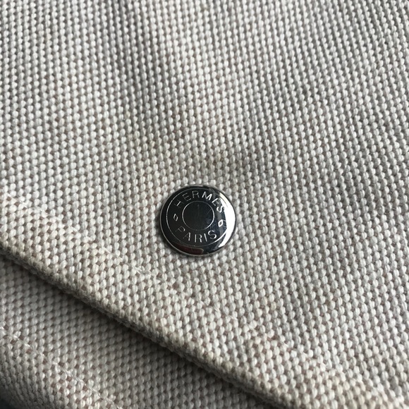 *SOLD* Hermes Canvas Vassus Unisex Messenger Bag - Picture 8 of 8